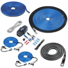 NVX XKIT88 OFC 8‑Gauge 8‑Ch Amplifier Wiring Kit with RCA