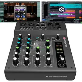 Аналоговый микшер Harbinger LX8 8-Channel Analog Mixer With Bluetooth, FX and USB Audio
