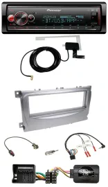 Автомагнитола Pioneer Bluetooth DAB USB для Ford Galaxy/C-Max (с 2007)/Focus