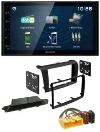 Автомагнитола для Mazda 3 (2003–2009) Kenwood 2-DIN Bluetooth MP3 USB DAB