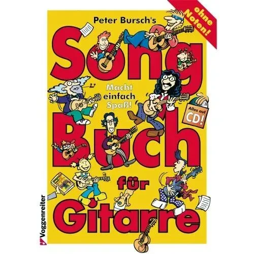 Сборник песен Voggenreiter Peter Burschs Songbuch 1 Für Gitarre