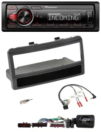 Pioneer Bluetooth USB DAB Lenkrad Autoradio für Ford Mondeo 00-02 schwarz Ablage