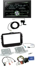 Pioneer CD USB Lenkrad Bluetooth 2DIN DAB Autoradio für Alfa Giulietta ISO 2013-
