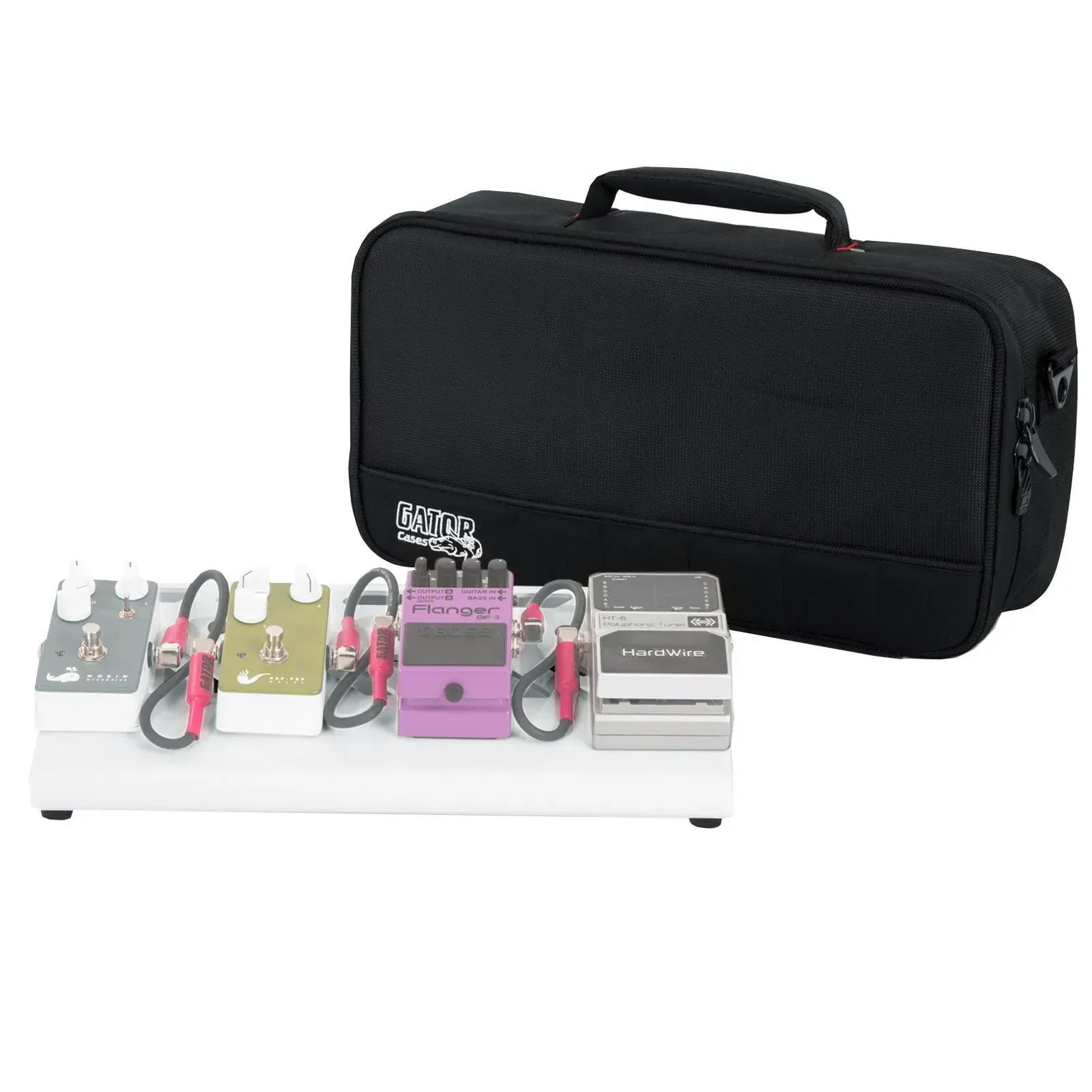 Педалборд для гитары/бас-гитары Gator GPB-LAK-WH алюминиевый, Small, белый, с сумкой