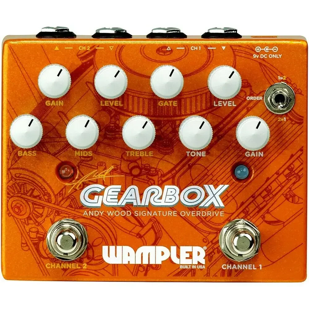 Педаль эффектов для электрогитары Wampler Gearbox Andy Wood Signature Overdrive