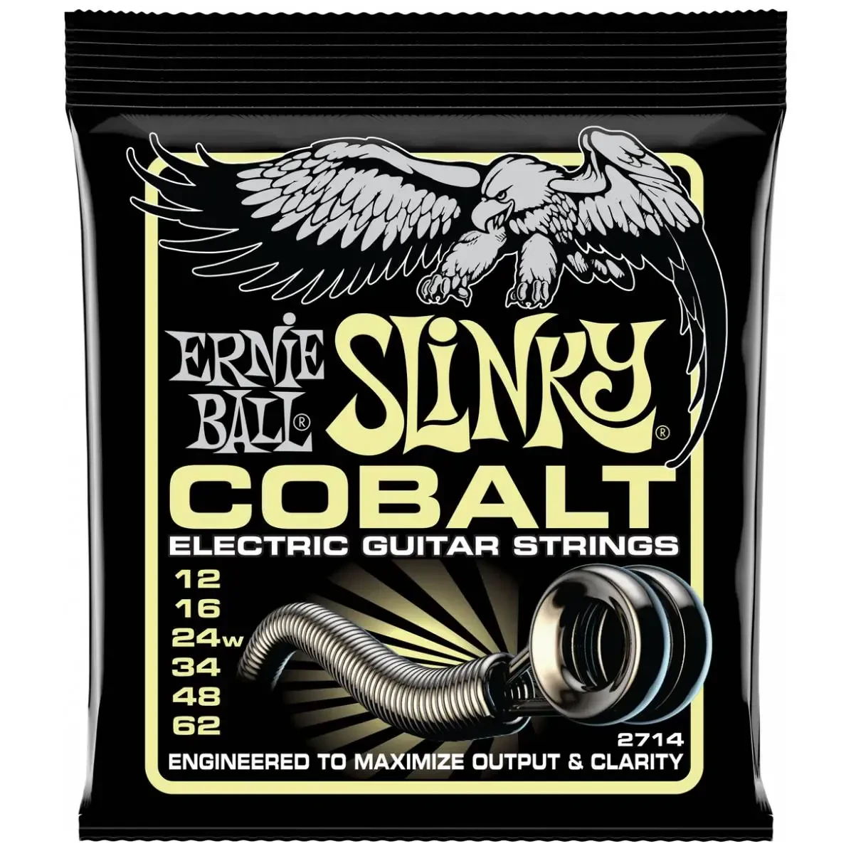 Струны для электрогитары Ernie Ball 2714 Cobalt Slinky Mammoth 12-62