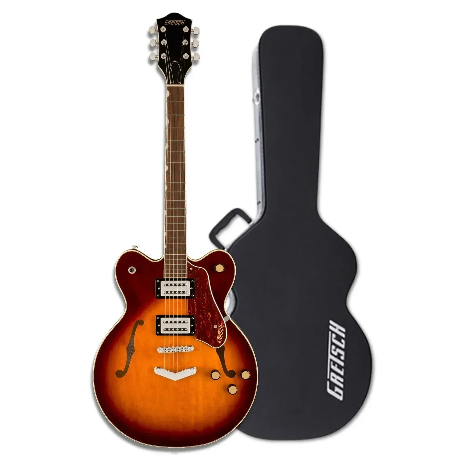Электрогитара полуакустическая Gretsch G2622 Streamliner Center Block (набор), цвет Forge Glow