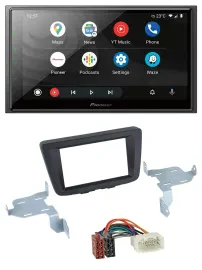 Pioneer USB 2DIN DAB MP3 Bluetooth Autoradio für Suzuki Baleno EW ab 2016