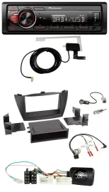 Pioneer 1DIN MP3 DAB USB Lenkrad Autoradio für Hyundai ix35 2010-2013 schwarz