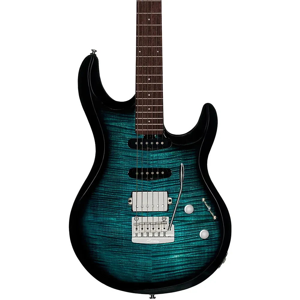 Электрогитара Sterling by Music Man Luke HSS Steve Lukather Signature 6-струнная, HSS, Yucatan Blue