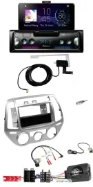 Автомагнитола для Hyundai i20 (2012–2014) Pioneer DAB Bluetooth USB серебристая