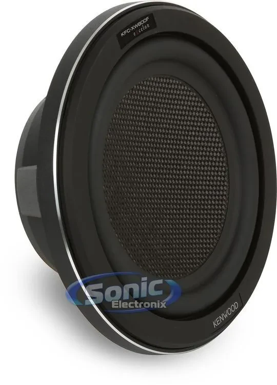 Kenwood eXcelon KFC-XW800F (KFCXW800F) 8" Shallow Mount Subwoofer