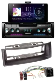 Автомагнитола для Renault Megane/Scenic Pioneer USB MP3 Bluetooth DAB до 2003, черный