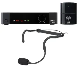 Samson QEX Fitness Headset Microphone Mic+AKG Digital Bodypack Yoga/Spin/Pilates