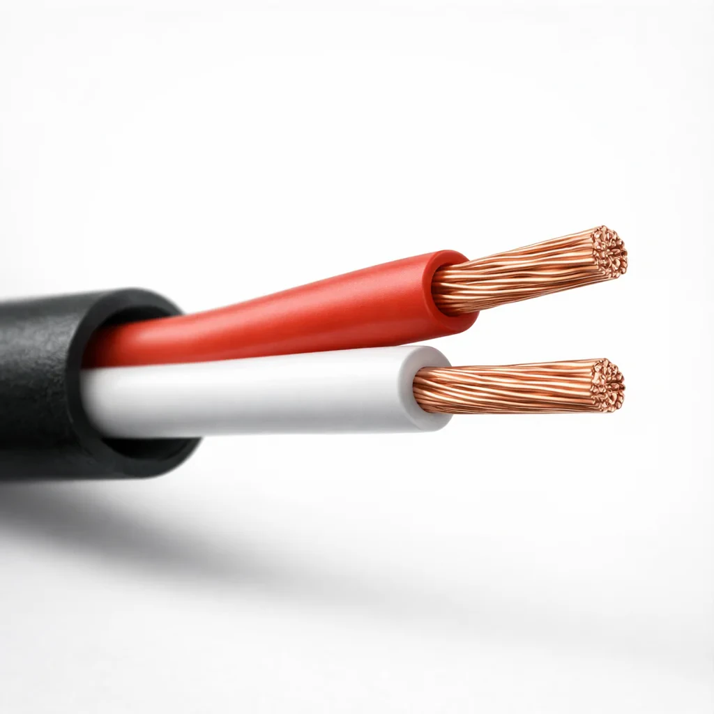 ESHINE E2S-126B - Двухжильный акустический кабель в бухте 100 м, 16AWG, 1,3 кв.мм, черный