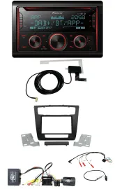 Pioneer 2DIN Lenkrad DAB USB CD Bluetooth Autoradio für BMW 1er Aktiv aut. Klima