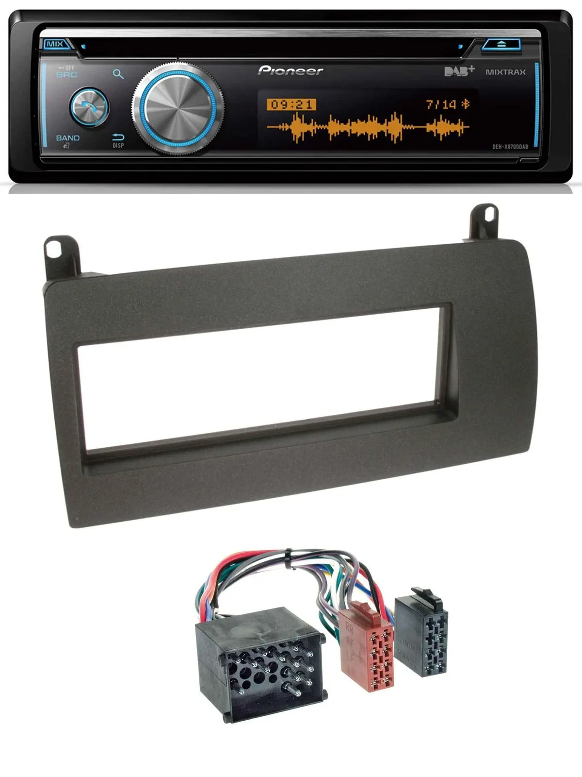 Pioneer MP3 DAB USB CD Bluetooth Autoradio für Rover 75 (1999-2001)