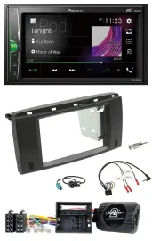 Pioneer 2DIN Lenkrad DAB USB Bluetooth Autoradio für Mercedes R-Klasse 2006-2012