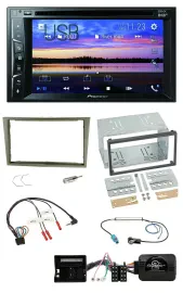 Pioneer Bluetooth 2DIN USB DVD DAB Lenkrad Autoradio für Opel Corsa D Astra H Za