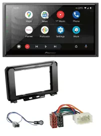 Автомагнитола для Suzuki Jimny GJ с 2018 Pioneer 2-DIN, USB, DAB, MP3, Bluetooth
