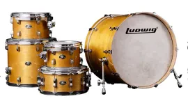 LCEM52204 Evolution Maple Барабанная установка, желтая, 4 коробки, Ludwig