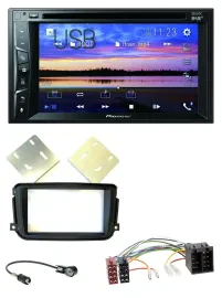 Pioneer Bluetooth 2DIN USB DVD DAB MP3 Autoradio für Smart ForTwo 2010-2015 ISO