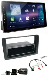 Pioneer Bluetooth USB DAB Lenkrad Autoradio für Fiat Idea 2006-2012 schwarz