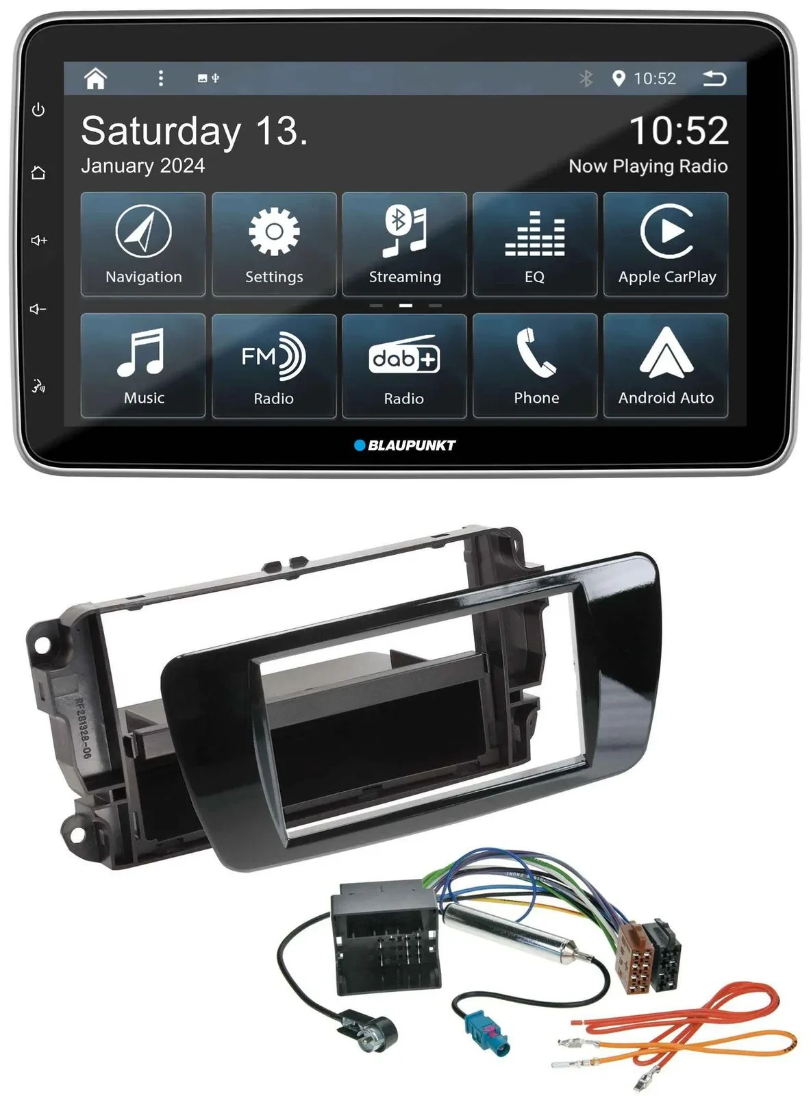 Blaupunkt USB DAB SD MP3 Bluetooth Autoradio für Seat Ibiza ab 08 Klavierlack sc