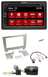 Blaupunkt TMC USB Lenkrad Bluetooth DAB 2DIN Navigation für SSangYong Rexton ab