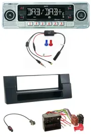 Dietz DAB USB MP3 Bluetooth Autoradio für BMW X5 E53 5er E39 Quadlock Ablagefach