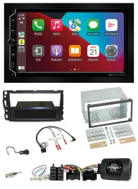 Автомагнитола ESX YSCF 2-DIN DAB, USB, Bluetooth для Cadillac BLS (2006–2010) с поддержкой кнопок на руле