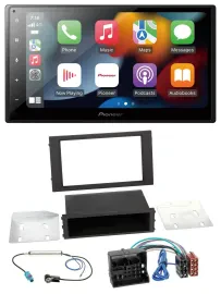 Автомагнитола Pioneer 2DIN DAB Bluetooth USB для Seat Leon (с 2014)