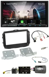 Kenwood Lenkrad 2DIN USB DAB Bluetooth Autoradio für Alfa Giulietta 2013-2021 94