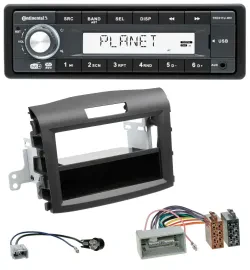 Continental MP3 AUX USB DAB 1DIN Autoradio für Honda CR-V (ab 2013)
