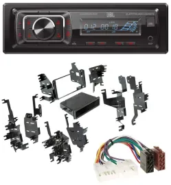 Автомагнитола для Toyota Highlander/Matrix/RAV4 JBL SD, AUX, MP3, USB, Bluetooth