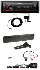 Автомагнитола Pioneer DAB, Bluetooth, USB, для Ford Focus/Mondeo, черная