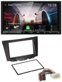 Kenwood MP3 2DIN USB DAB Bluetooth Autoradio für Suzuki Kizashi (ab 2009)