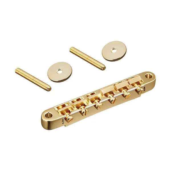 Бридж фиксированный Hosco HK-25G Tune-O-Matic Gold