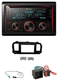 Pioneer 2DIN DAB MP3 Bluetooth USB CD Autoradio für Citroen Jumpy Spacetourer ab