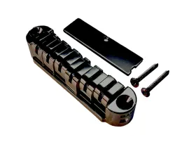Babicz FCHOTOMA Original Series Tune-O-Matic Style OEM Arched Bridge, Black