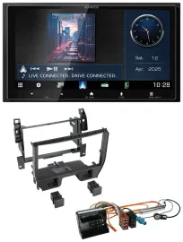 Kenwood Bluetooth 2DIN USB DAB MP3 Autoradio für Citroen C3 2010-2016 DS3 ab 201