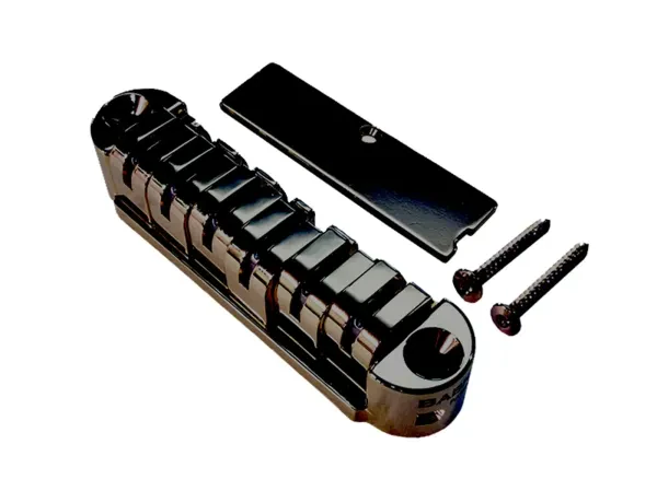 Babicz FCHOTOMA Original Series Tune-O-Matic Style OEM Arched Bridge, Black