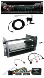 Pioneer DAB CD Lenkrad USB Bluetooth Autoradio für Chrysler Dodge Jeep