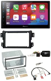 Pioneer DAB USB Lenkrad Bluetooth 2DIN Autoradio für Opel Agila B Suzuki Splash