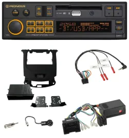 Автомагнитола Pioneer DAB, Bluetooth, USB для Chevrolet Cruze (с 2016), черный глянец
