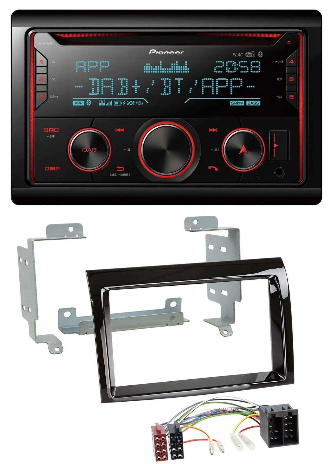 Pioneer 2DIN DAB MP3 Bluetooth USB CD Autoradio für Peugeot Boxer Citroen Jumper