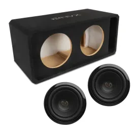 Сабвуфер для автомобиля NVX NE122P dual 12" slot ported, 3/4" MDF