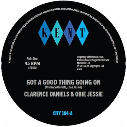 Виниловая пластинка Clarence Daniels & Obie Jessie – Got a Good Thing Going On / Hard Working Girl (Релиз 2025)