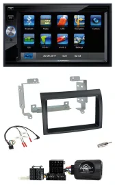 Blaupunkt SD USB TMC Bluetooth 2DIN Lenkrad Navigation für Fiat Ducato 06-08 sch