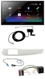 Автомагнитола Pioneer 2DIN DAB, MP3, Bluetooth, USB для Alfa Romeo Giulietta (2010–2013)